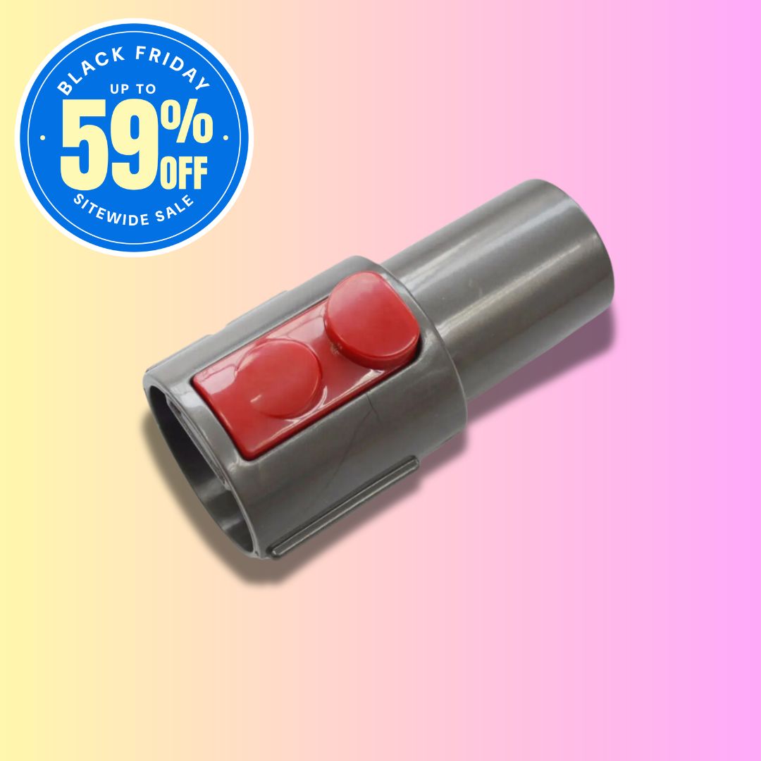 THE GROOMI: Dyson Big Ball Adapter — vacuum adapter for GROOMI 3-in-1 Pet Brush, fits Dyson Big Ball models, secure connector, converts oval/rectangular to round 32–45mm, easy install, durable, ensures compatibility, mess-free de-shedding, dog grooming accessory.