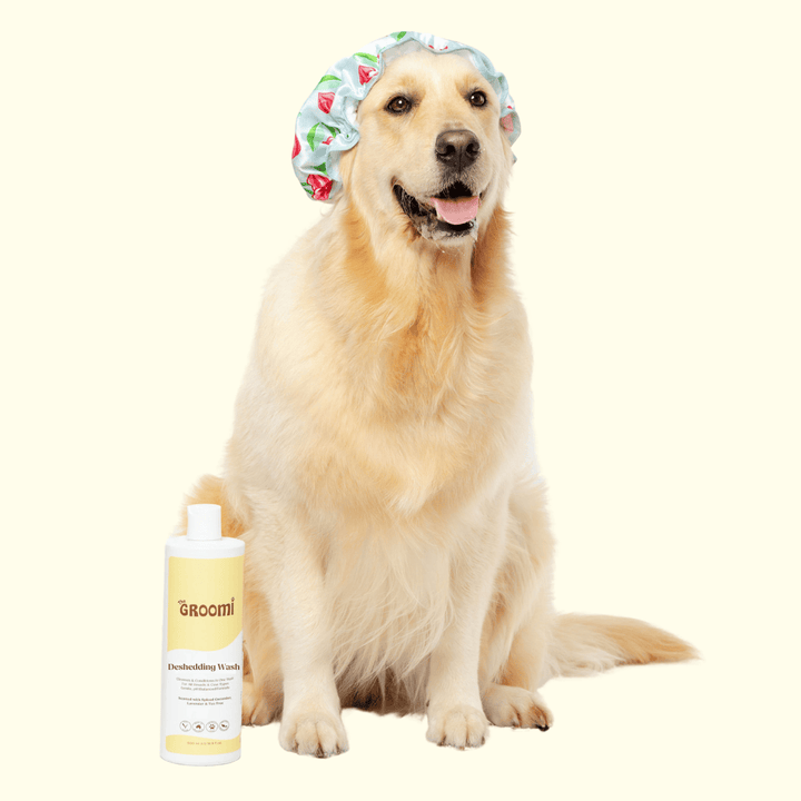 This triple-action deshedding wash cleans, conditions, and reduces shedding in one easy step. Ultra-gentle, non-irritating, pH balanced formula, strengthens, soothes, and reduces shedding at the source.

